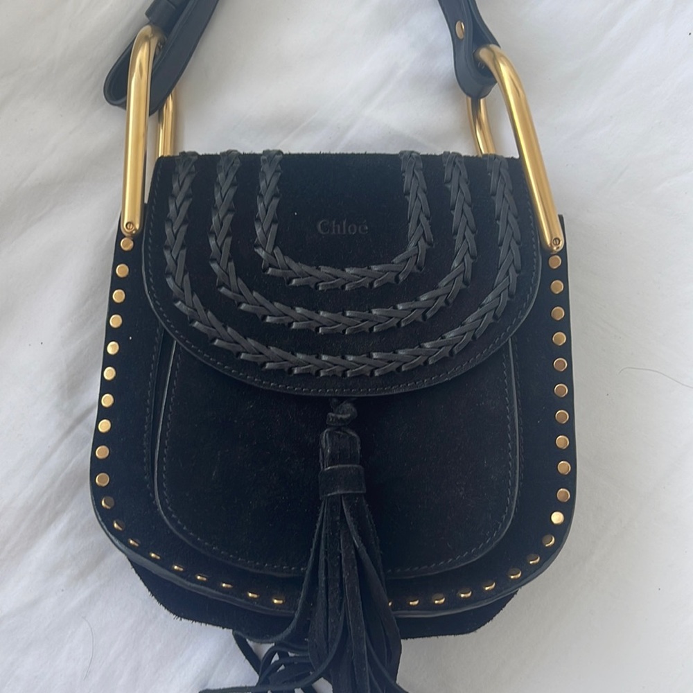 Chloé Hudson Small Suede Shoulder Bag